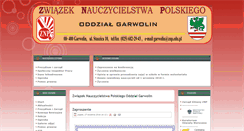 Desktop Screenshot of garwolin.znp.edu.pl