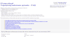 Desktop Screenshot of it.znp.edu.pl